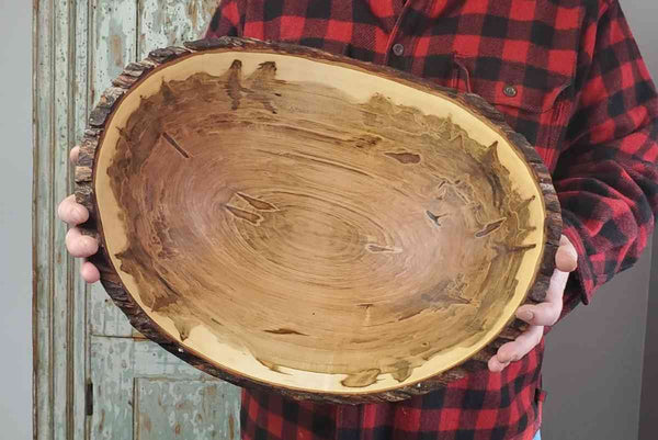 Salad bowl in online erable wood