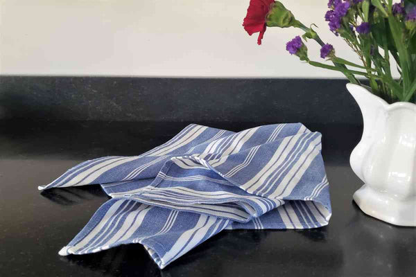 Kitchen Dish Towel Cabana Stripe, NH Bowl and Board
