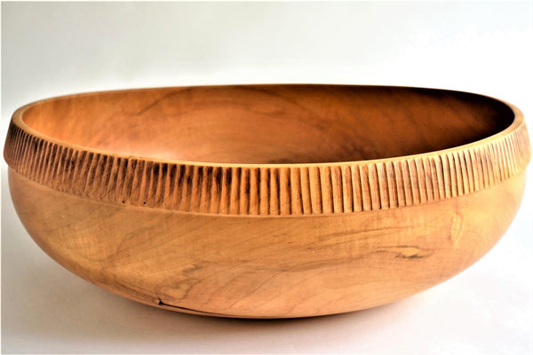 Extra Large Wood Salad Bowl Wedding Gift, NH Bowl and Board