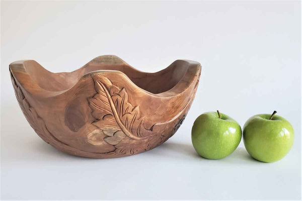 Rectangular Teak store Wood Bowl