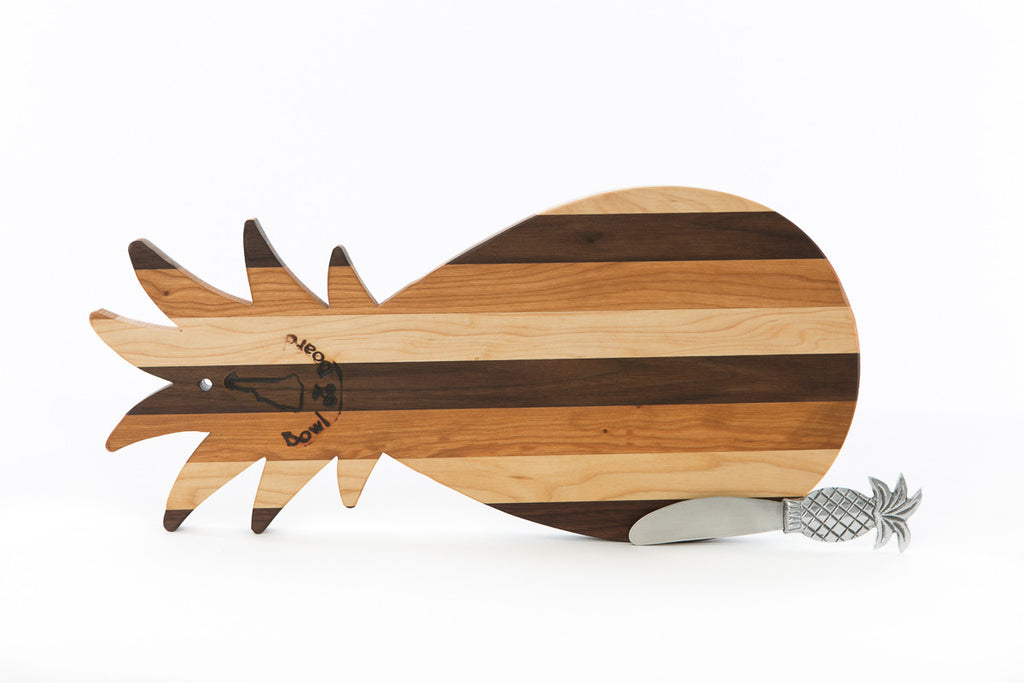 Wooden Cutting Board Tropical Pineapple – Fern